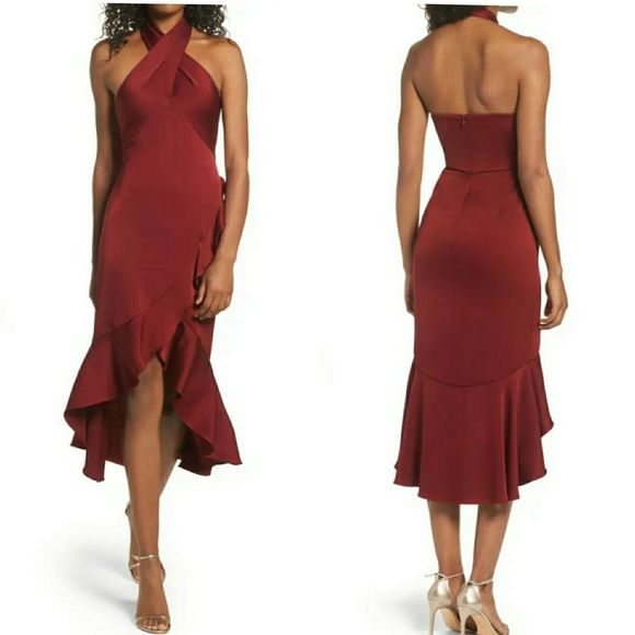 Shoshanna Dresses & Skirts - Shoshanna Boswell High/Low Halter Dress